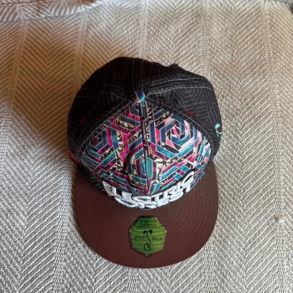 Electric Forest Grassroots California 2016 Festival Strapback Hat Geometric Cap